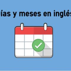 dias de la semana y meses en ingles